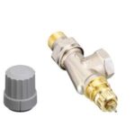 Danfoss RA 2944 Gaz Sensörlü Termostatik Radyatör Vanası 013G2944 Yatay Köşe Tip Beyaz Set