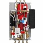 Daire Istasyonu Danfoss 267B1181 DID-61 Indirekt 65 kW Alt Baglantılı Sol