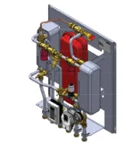Daire Istasyonu Danfoss 267B1181 DID-61 Indirekt 65 kW Alt Baglantılı Sol - Görsel 2