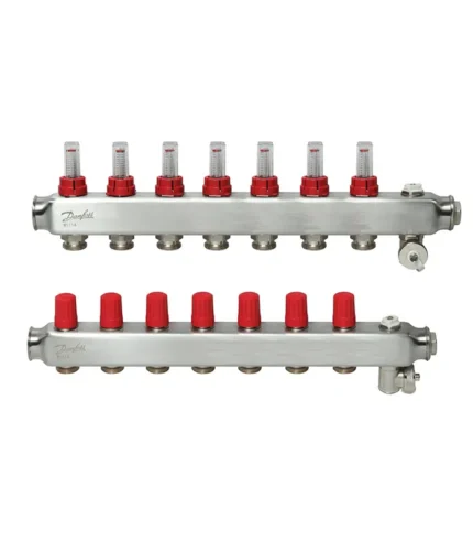 Kollektor Seti Danfoss 088U0757 SSM 7F 7 Ağızlı Paslanmaz Debimetreli