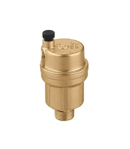 Caleffi ROBOCAL 502640, 1/2" bağlantılı, pirinç gövdeli otomatik hava purjörüdür. 10 bar basınç ve 115°C sıcaklığa dayanıklıdır. Isıtma ve soğutma sistemleri için güvenilir hava tahliye çözümüdür.
