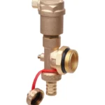 Danfoss FHF-EA 088U0785, FHF pirinç kollektörler için otomatik hava tahliye ventili ve boşaltma vanasını birleştiren üç yollu küresel vanalı uç parçasıdır. Kolay montaj ve güvenilir performans sağlar.