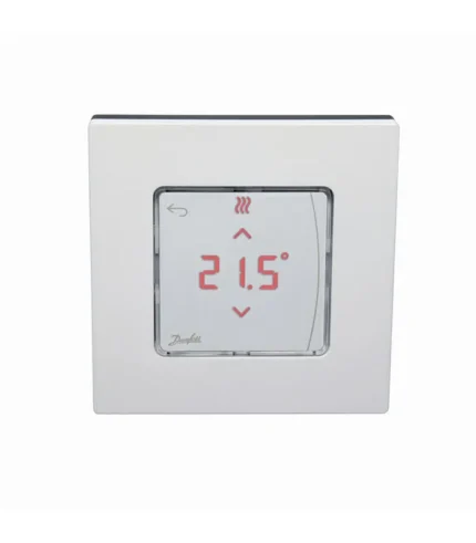Danfoss Icon Sıva Altı Termostat 088U1010 230V Dokunmatik Ekranlı Gömme Oda Kontrol Cihazı