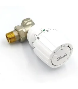 Danfoss RA 2944 Gaz Sensörlü Termostatik Radyatör Vanası 013G2944 Köşe Tip Beyaz Set
