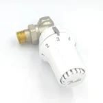 Danfoss RAS-C 5016 Termostatik Radyatör Vanası 013G5016 Köşe Tip Sıvı Sensörlü Beyaz Set