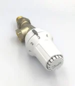 Danfoss RAS-C 5016 Termostatik Radyatör Vanası 013G5016 Yatay Köşe Tip Beyaz Set