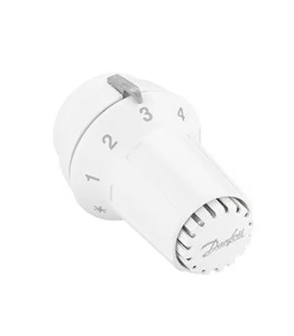 Danfoss RAS-C 5016 Pex Termostatik Radyatör Vanası 013G5016 Köşe Tip Ön Ayarlı Beyaz Set