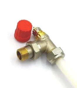 Danfoss RAS-C 5023 Pex Termostatik Radyatör Vanası 013G5023 Köşe Tip Ön Ayarlı Siyah Set