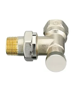 Danfoss RLV-S15 Köşe Tip Radyatör Dönüş Vanası 003L0123 DN15 Nikel Kaplı Kapatma Vanası