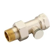Danfoss RLV-S20 Düz Tip Radyatör Dönüş Vanası 003L0126 DN20 Nikel Kaplı Kapatma Vanası
