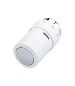 Danfoss RAX Sıvı Sensörlü Termostatik Vana Kafası 013G6176 RA Klik Krom Beyaz Tasarım Radyatör