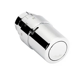Danfoss RAX-K Sıvı Sensörlü Termostatik Vana Kafası 013G6180 M30x1.5 Krom Kaplı Pozitif Kapatmalı
