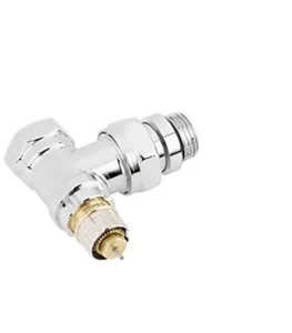 Danfoss RA-NCX Krom Kaplı Köşe Tip Termostatik Vana Gövdesi 013G4237 Tasarım Radyatör Vanası DN15
