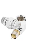 Danfoss RA-NCX Krom Kaplı Sol Dik Köşe Termostatik Vana Gövdesi 013G4240 Tasarım Radyatör Vanası DN15