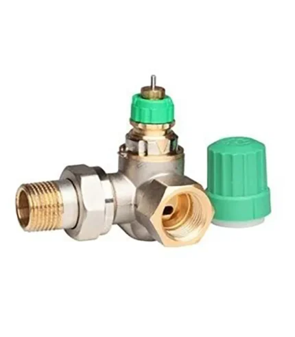 Danfoss RA-DV 15 Basınçtan Bağımsız Dinamik Sağ Dik Köşe Termostatik Radyatör Vana Gövdesi